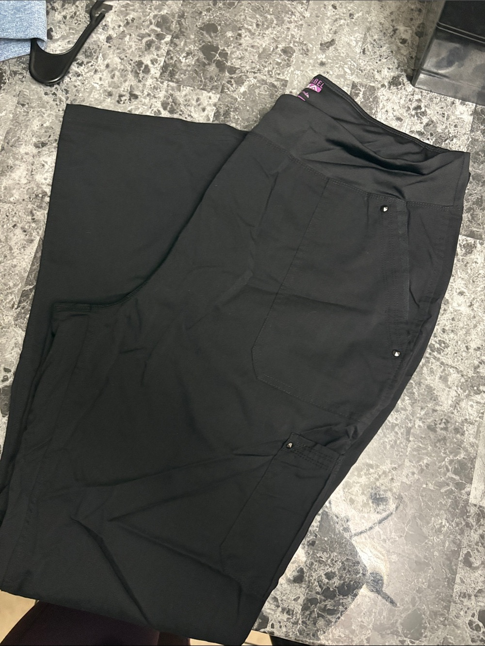 Purple label yoga scrub pants